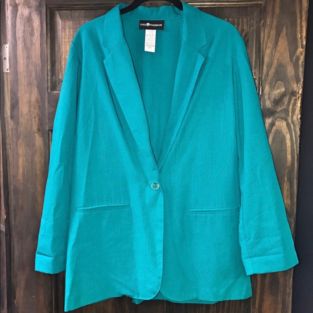 Vintage Dress Blazer. Sag Harbor. Woman's Size:12